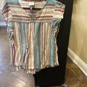 Striped Multicolor Women’s Top